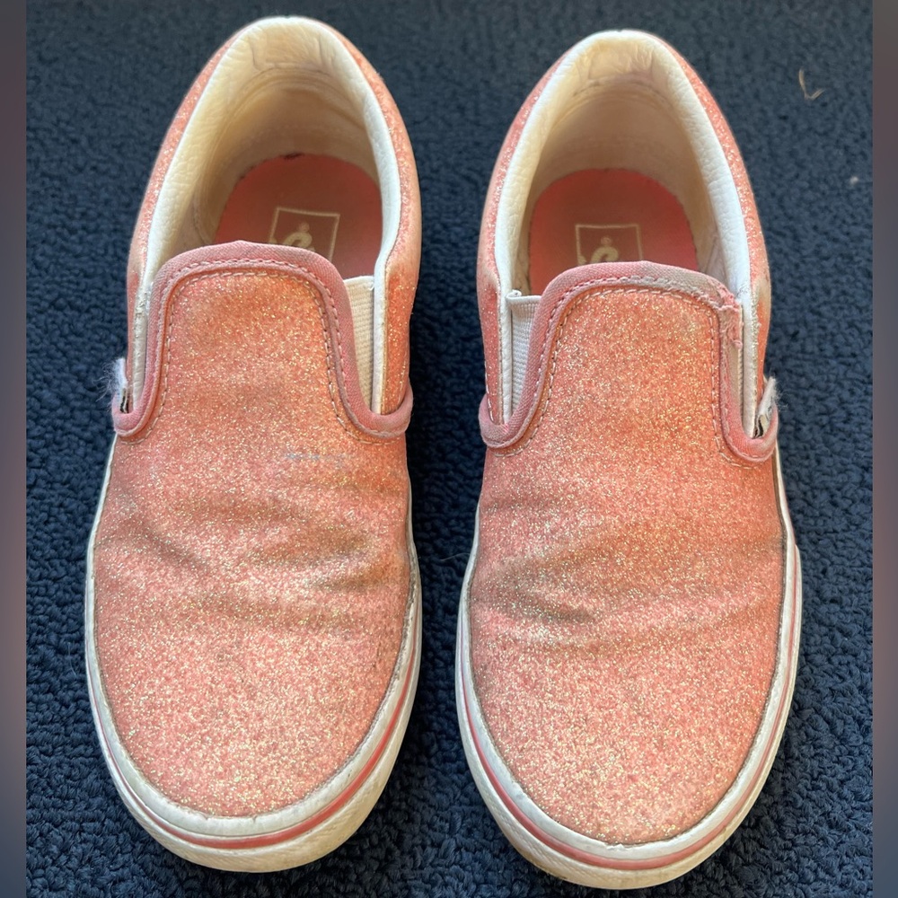 Vans Kids Slip-On Glitter Shoes